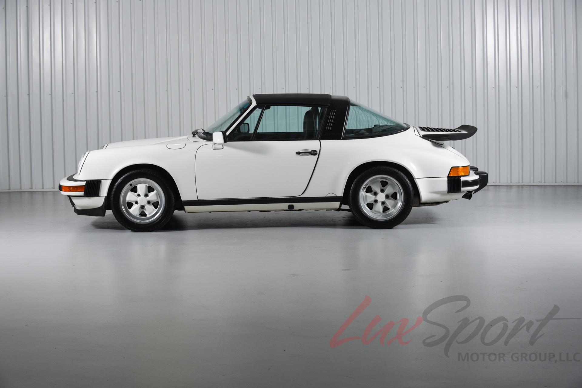 1989 porsche 911 carrera 3.2 targa white/black g50 20,000 one owner miles mint!!