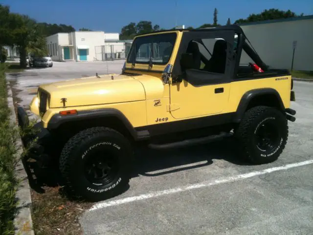 beautiful 1989 jeep wrangler yj (islander)