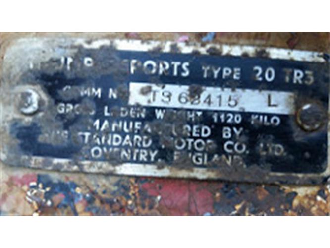 1959 triumph tr3 in carnation, washington