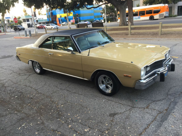 1974 dodge dart swinger hardtop 2-door 318 v8 a/c no reserve no rust cali car