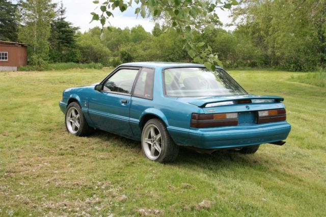 1988 ford mustang speed race
