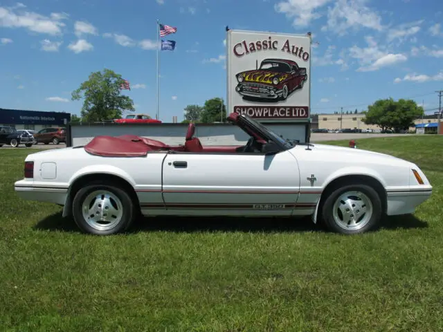 1984 ford mustang gt350 convt â€¢ 20th anniversary, limited edition â€¢ 66k miles