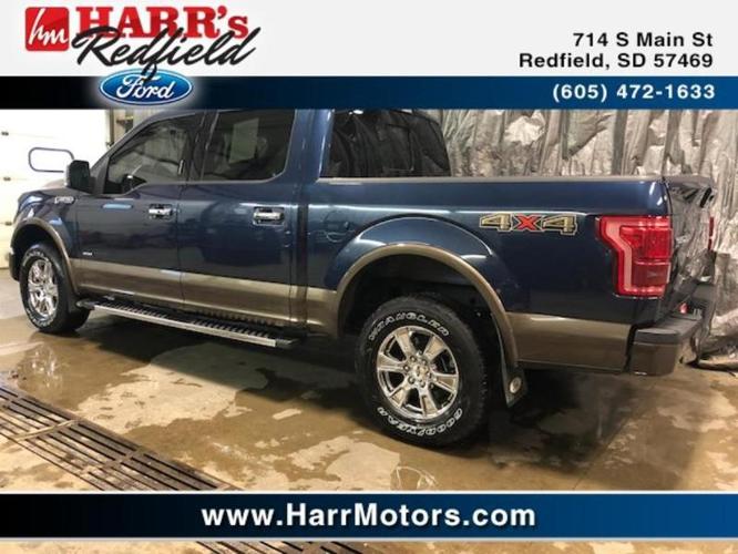 2015 ford f-150 lariat 4x4 lariat 4dr supercrew 5.5 ft. sb for sale in redfield, south dakota