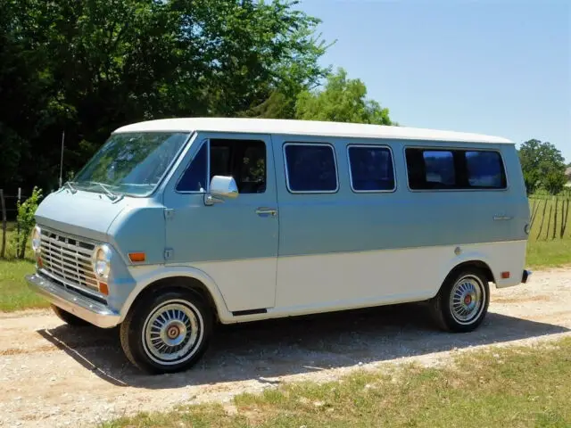 1969 ford e-100 chateau 123 van wagon, camper, survivor, v8 302, 1-owner