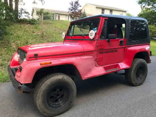 1992 jeep 4x4 renegade yj hardtop auto 4.0 liter rat hot rod custom rare look