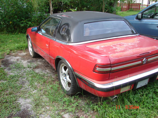 199o maserati tc chrysler with 51,000 miles v6 auto with '89 parts car