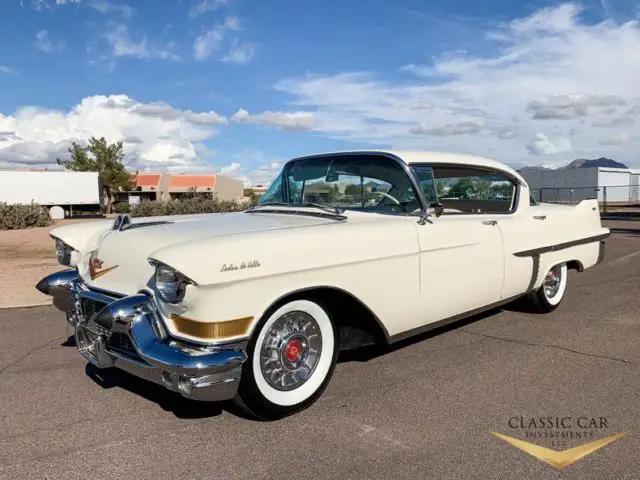 1957 cadillac sedan deville - beautifully restored - rare factory a/c -must see!