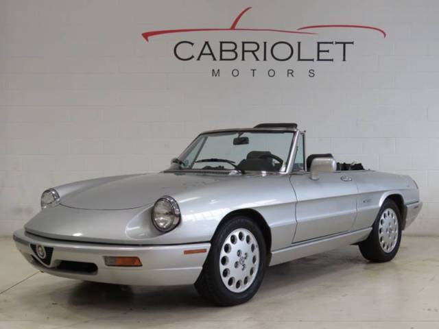1992 alfa romeo spider veloce 52904 miles gray coupe i4 2.0l manual