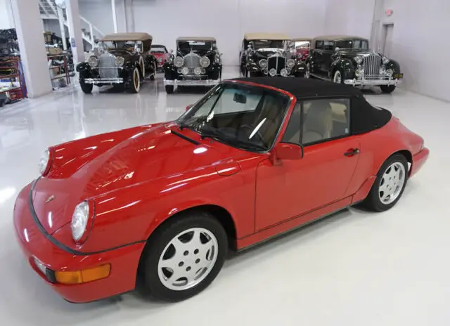 1990 porsche 911 carrera 2 cabriolet | power convertible top | 8-way power seats