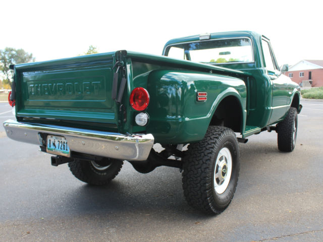 1972 chevrolet cheyenne* rare 1/755 longbed 4x4 stepside 3/4 ton* matching #'s