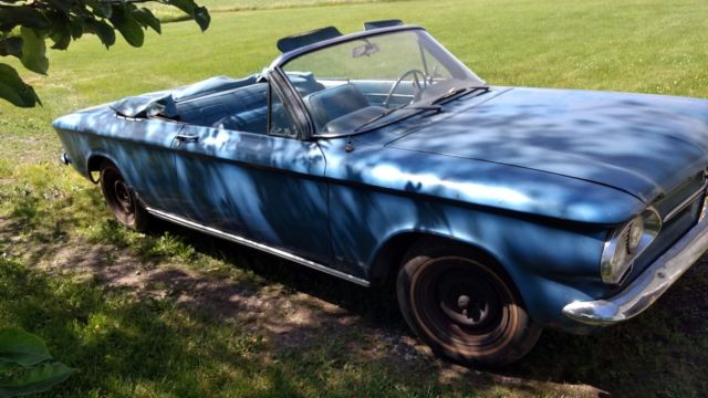 1963 corvair monza convertible - project car - barn find