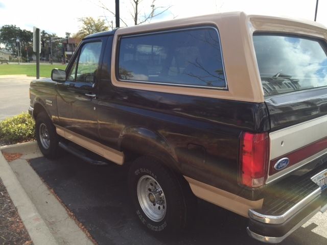 1989 ford bronco eddie bauer sport utility 2-door 5.0l