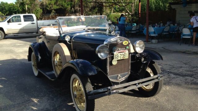 1931 model a de luxe roadster with rumble seat all original new motor &trans
