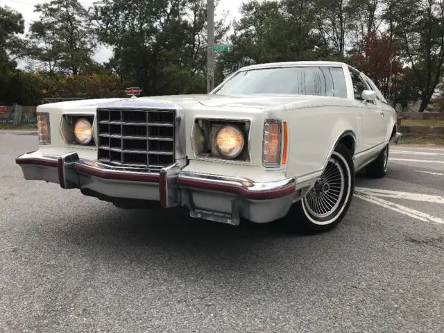 1979 ford thunderbird! 9k miles! all original! white on red!