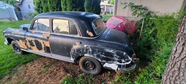 1959 mercedes-benz 220 s black rwd manual