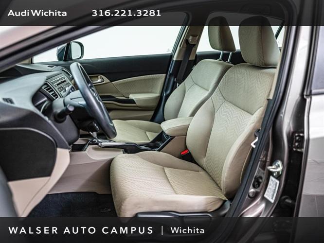 used 2015 honda civic lx sedan wichita, ks 67206 for sale in wichita, kansas