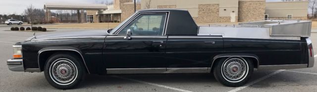 1989 cadillac brougham flower car hearse funeral 52k mls new tires 5.0l v8 nice