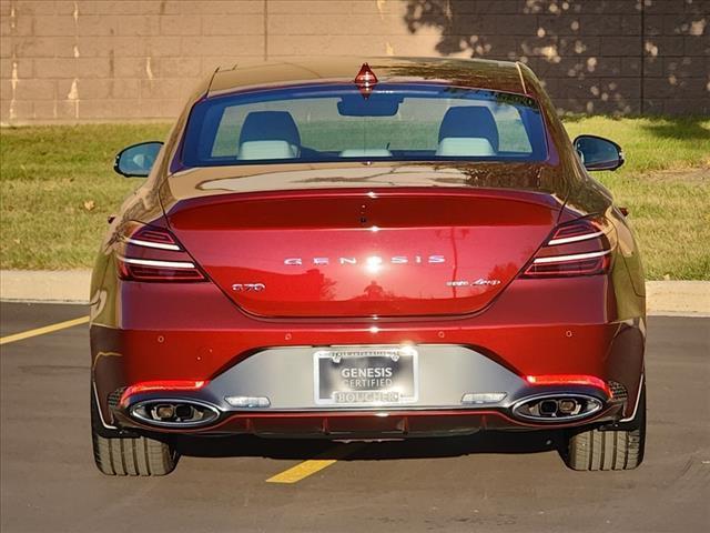 2024 genesis g70 3.3t awd sport advanced