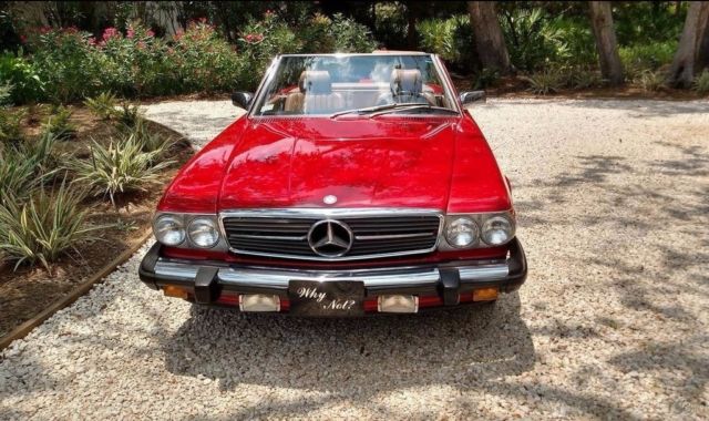 1986 mercedes-benz 2 dr convertible 5.6l v8 16v automatic rwd