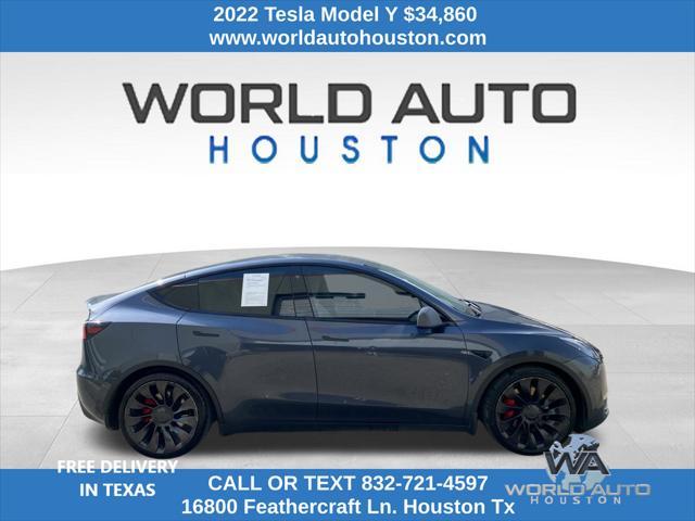 2022 tesla model y performance dual motor all-wheel drive