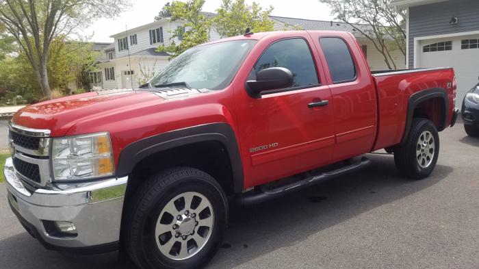 used 2011 chevrolet silverado 2500 4x4 extended cab lt berlin, md 21811 for sale in berlin, maryland