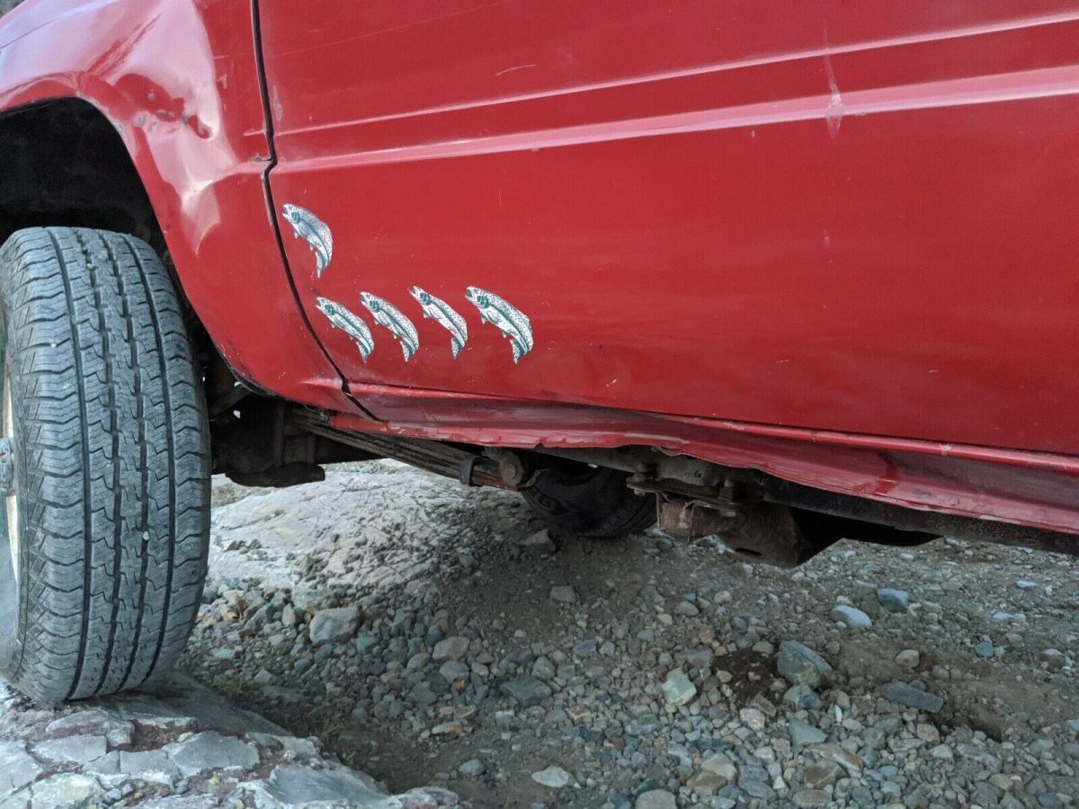 1984 toyota 4runner suv red 4wd manual rn60