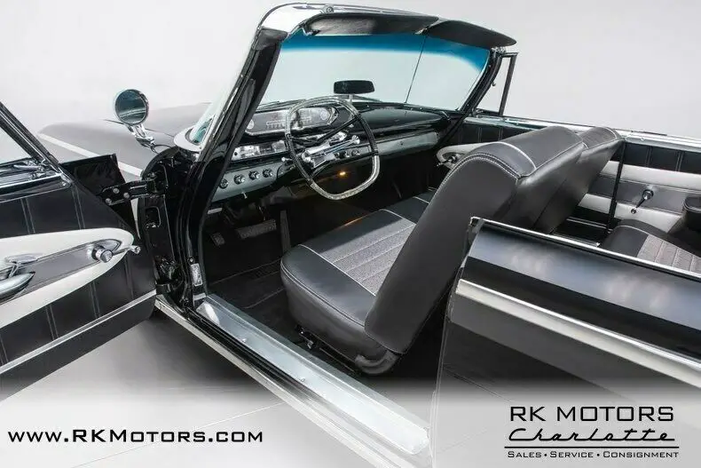 1960 plymouth fury black convertible 383 v8 3 speed automatic