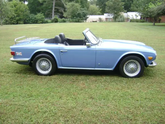 rare 1st year tr6 - numbers matching - hard top - wire wheels - serviced