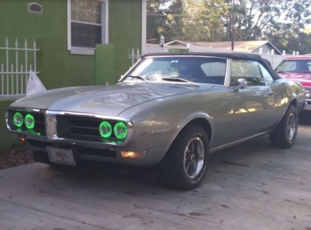 1968 pontiac firebird convertible 350 gasoline automatic electric top radio fl