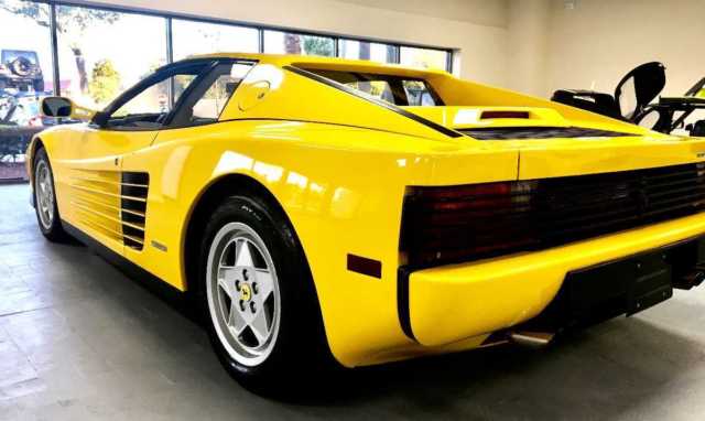 1991 ferrari testarossa testarossa 39856 miles manual trans