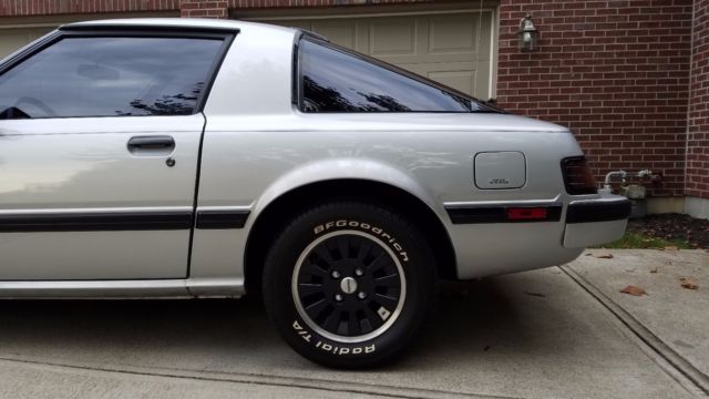 1984 mazda rx7 gsl-se gslse silver/red original unrestored condition