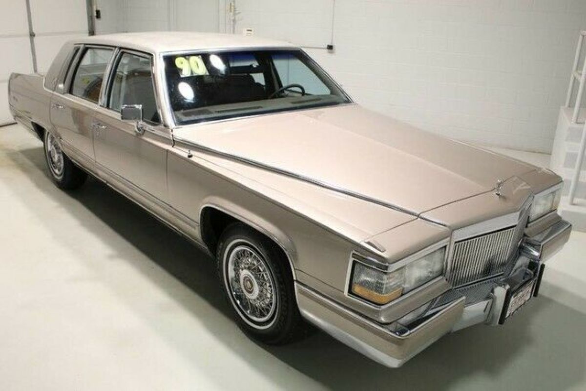 1990 cadillac brougham tan available now!!