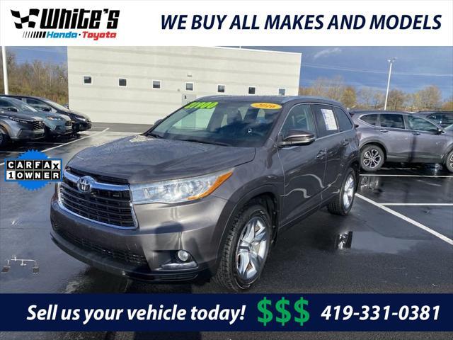 2016 toyota highlander limited