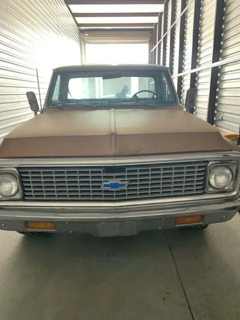 1971 chevy c10 custom deluxe long bed 2wd survivor all original paint no rust v8