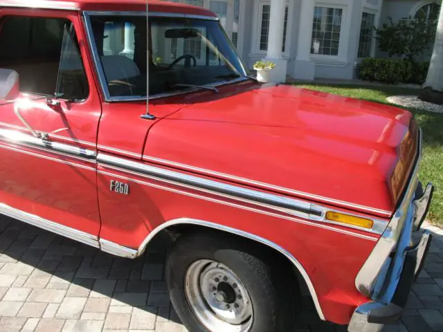 1976 ford f250 ranger xlt supercab 2wd 1 family 460 at ac all original classic