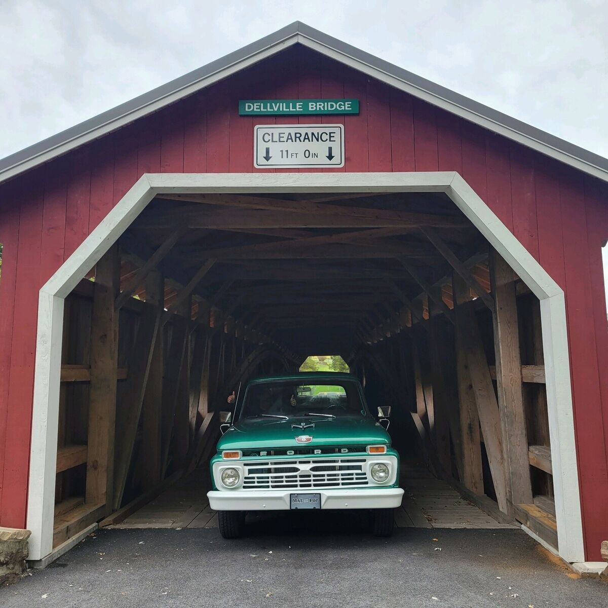 1966 ford f-100 pickup green rwd manual twin i beam
