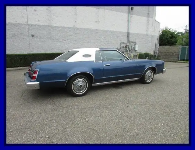 1977 mercury cougar just 28k miles blue coupe v8 automatic