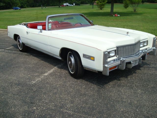 1976 cadillac eldo convert 500 v8 dfi rebuildt frt end needs convert top repair