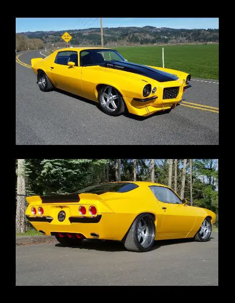 1972 chevrolet camaro rs resto mod bbc, 5spd, custom build, protouring