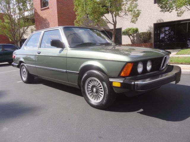 1980 bmw 320i, collectors condition, one of a kind, zypressen green metallic