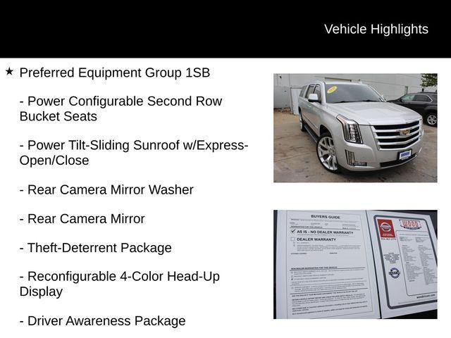 2020 cadillac escalade esv luxury