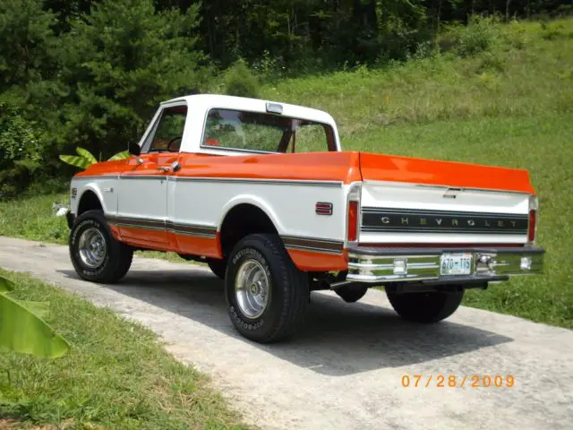 1972 chevrolet c-10 short bed 4 x 4 professionally restored from frame up