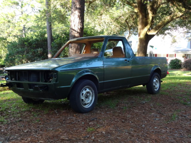 1981 rabbit pickup lx, 1.6 liter na diesel, rebuilt except paint & body