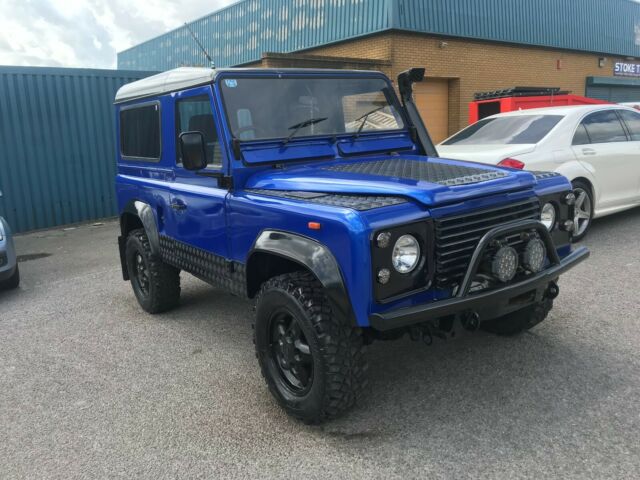 1992 land rover defender 90 200tdi csw estoril blue rhd extensive rebuild