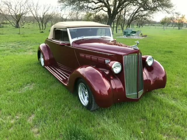 1937 packard 120 super rare packard street rod with rumble seat 350 1690 miles c