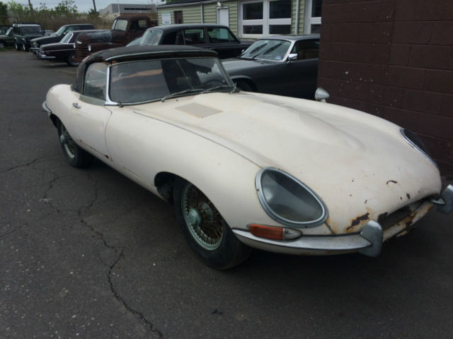 1967 jaguar xke e-type roadster solid and complete restoration project