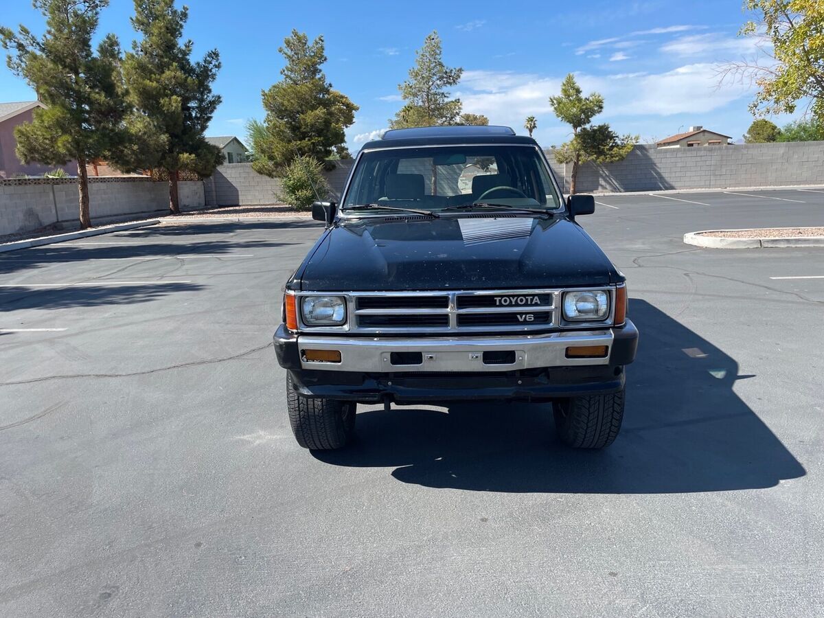 1988 toyota 4runner suv black 4wd automatic sr5