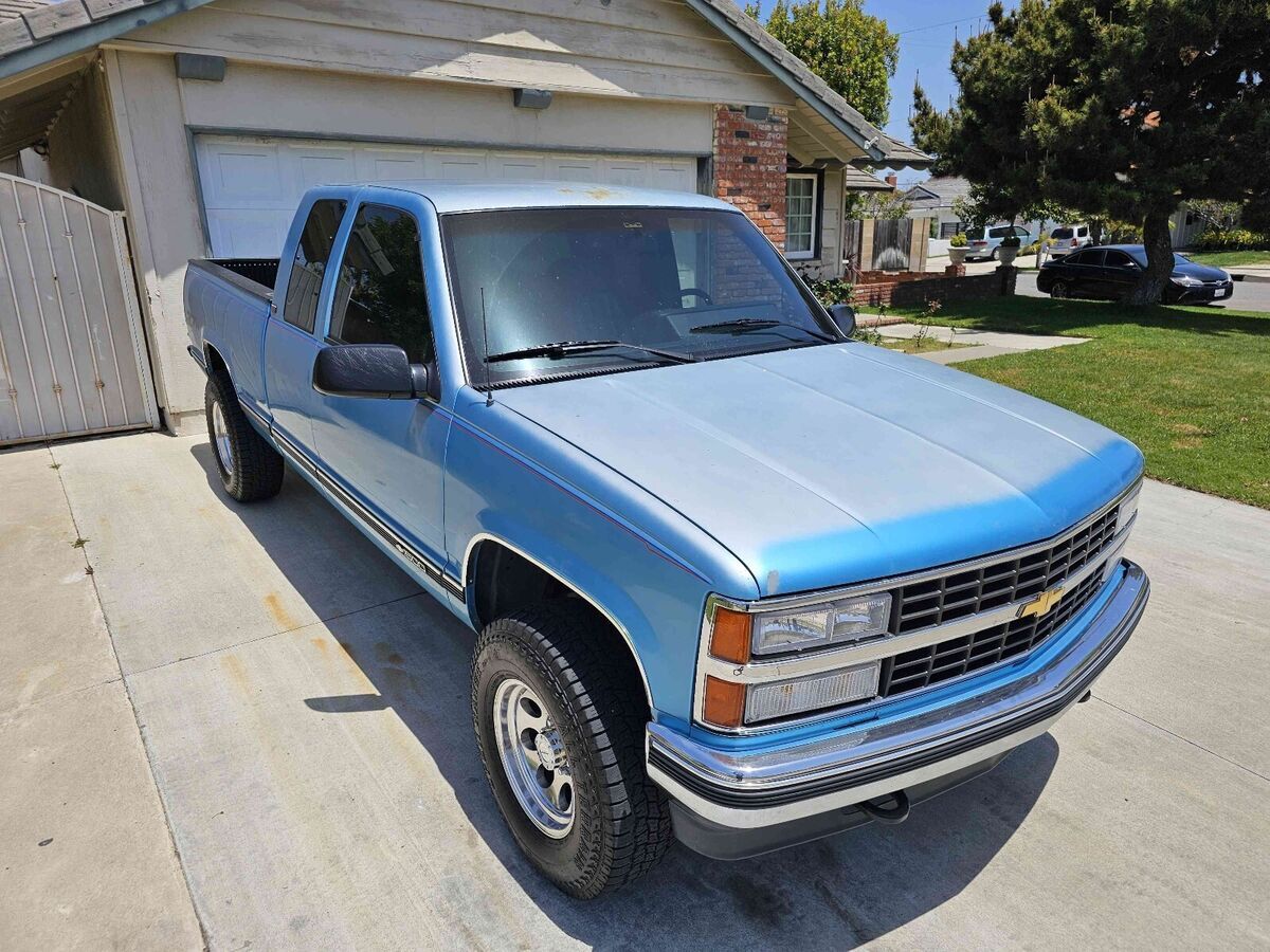 1993 gmc sierra blue k1500
