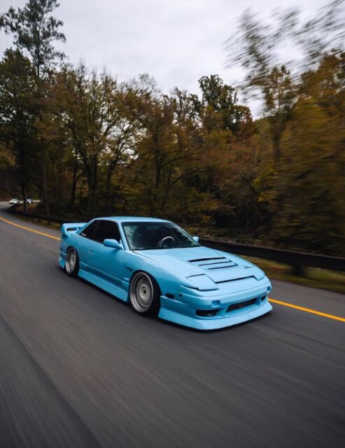 1991 nissan 240sx coupe blue rwd manual base