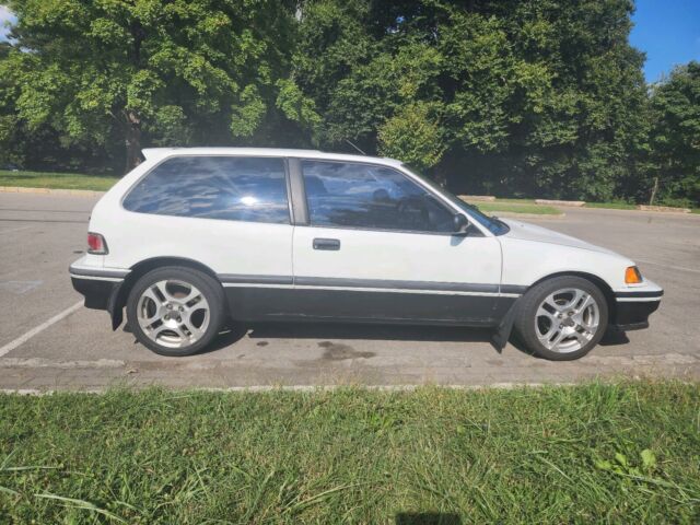 1990 honda civic hatchback white fwd manual si